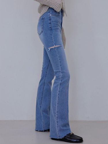 Kate Long Bootcut Denim Pants - HAINT - Modalova