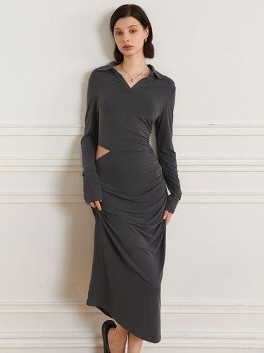 YY Slim-Fit Cutout V-Neck Dress - yyiam - Modalova