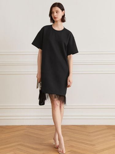 YY Fringed Loose Fit Mini Dress () - yyiam - Modalova