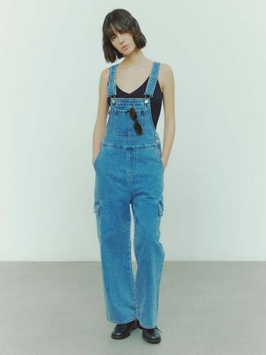 Cargo Pocket Overall Pants - PLAC - Modalova