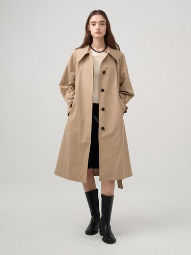 Big Collar Point Volume Sleeve Trench Coat - on&on - Modalova