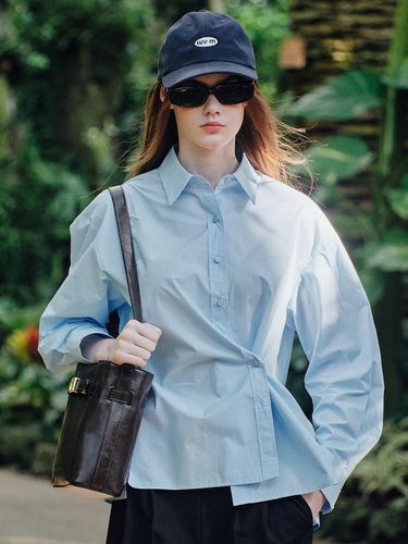 Basic Oversized Cotton Shirt - LUV.M - Modalova