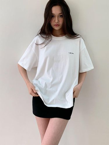 Cotton Oversized T-Shirt White - INJIACTIVE - Modalova