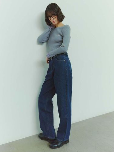 Straight Denim Pants - PLAC - Modalova