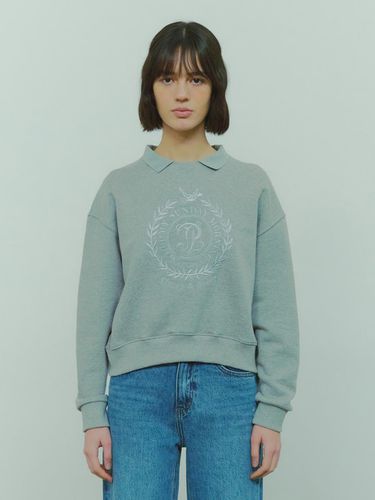 Gloomy Sunday Layered Sweatshirt_Gray - PLAC - Modalova