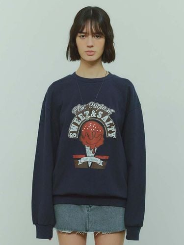 Vintage Oversized Sweatshirt_Navy - PLAC - Modalova