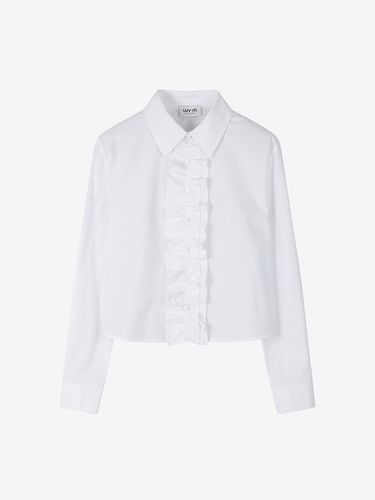 Frill Detail Detachable Crop Shirt - LUV.M - Modalova