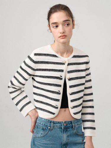 Stripe Color Mix Cardigan - on&on - Modalova