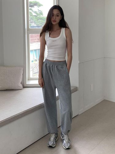 Two-Way Soft Touch Sweatpants Gray - INJIACTIVE - Modalova