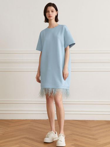 YY Fringed Loose Fit Mini Dress () - yyiam - Modalova