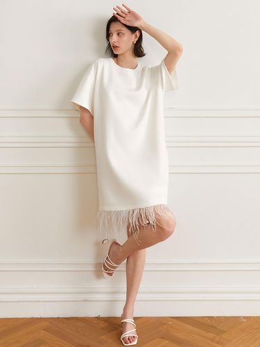 YY Fringed Loose Fit Mini Dress () - yyiam - Modalova