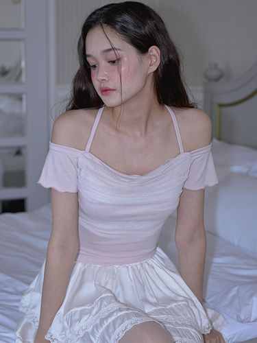 Sha Layered Holter T-shirt_Pink - Rosefrantz - Modalova