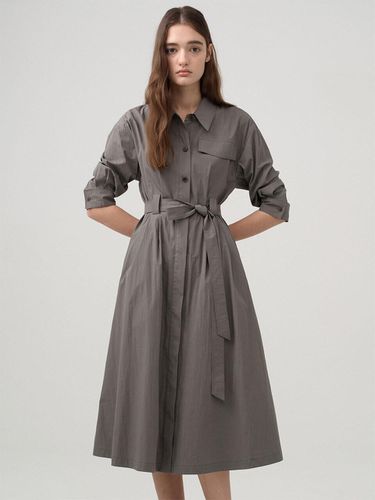 Three-quarter Sleeve Shirt Dress - on&on - Modalova