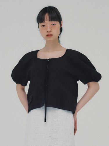 Tie Blouse_Black - ahwe - Modalova