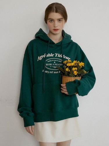 At Clover Archive Hoodie_Green - REORG - Modalova