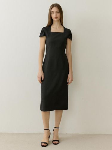 Draw Bud Half Dress_Black - REORG - Modalova