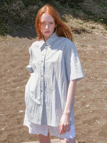 Natural Washing Shirt_Sky Blue - YUTHENTIC - Modalova