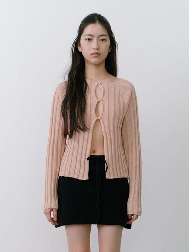 Hanji Ribbed Cardigan - REMPLACEMENT - Modalova