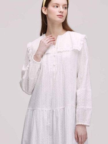 Sailor Collar Lace Dress (T242MOP145W) - Thursday Island - Modalova