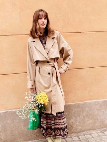 Detachable Hoodie Trench Coat - Thursday Island - Modalova