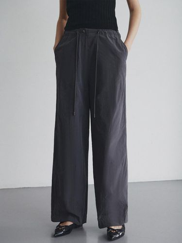 Wide Fit String Pants (2 Color) - LOEUVRE - Modalova