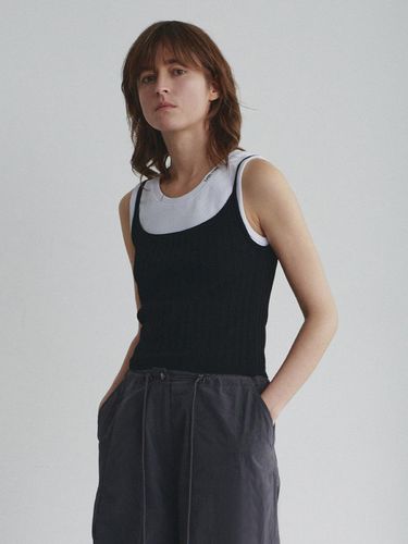 Knit Tank Top (2 Color) - LOEUVRE - Modalova