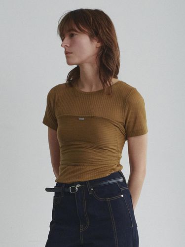 Layered Jersey Top - LOEUVRE - Modalova