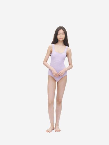 Lilac Ari Square Neck Swimsuit - COURRI - Modalova