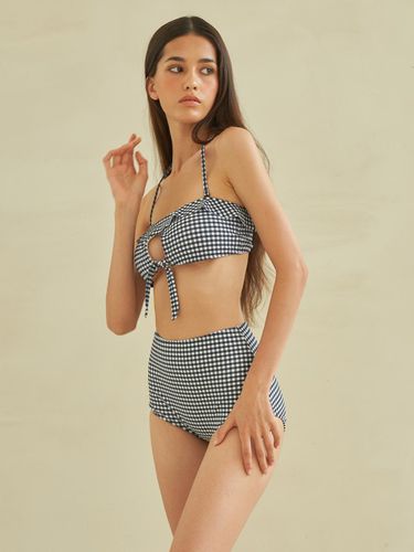 Front-Slit Bikini Brief - Check - florida ticket - Modalova