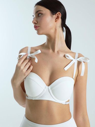 Basic Ribbon Half Cup Bikini Bra () - VINAJ - Modalova