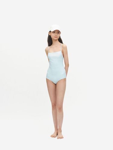 Powder Cecile Seersucker Maillot Swimsuit - COURRI - Modalova