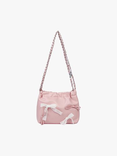 Ribbon Bundle Chain Bag_Pink - PINK PINEAPPLE - Modalova