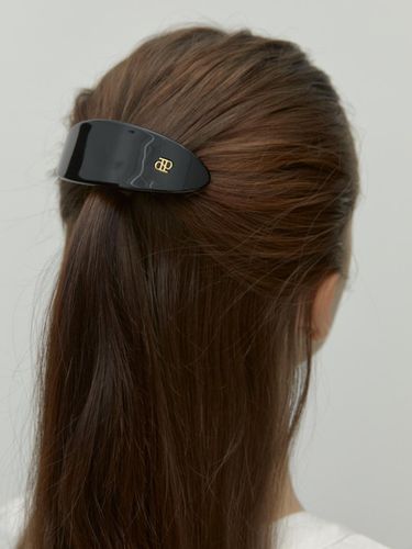 Oval Cellulose Hair Pin_Black - DEPOUND - Modalova