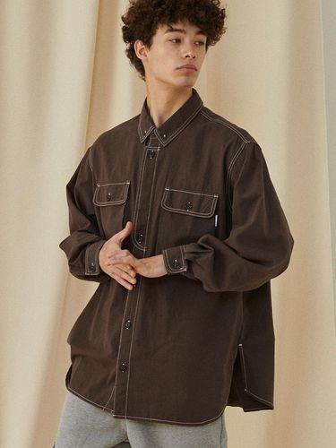 RAIVER Military Oversized Shirt - MAGOODGAN - Modalova