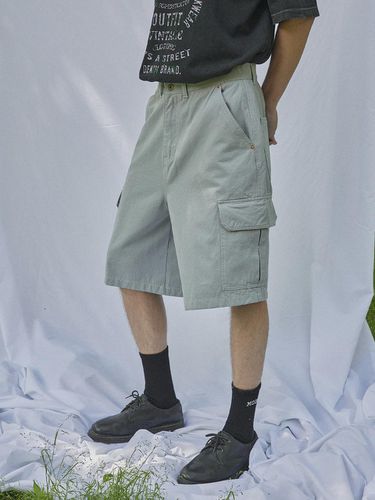 BANARD Cargo Relax Fit Shorts_Air Force Blue - MAGOODGAN - Modalova