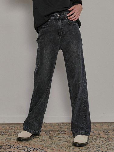 FATRO Acid Wash Wide Fit Denim Pants - MAGOODGAN - Modalova