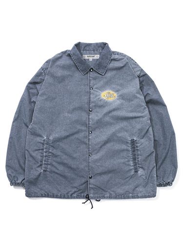 Pigment Nylon S Logo Coach Jacket - Slowpoke - Modalova