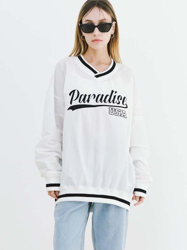 Paradise Sweatshirt_White - PLUNASTUDIO - Modalova