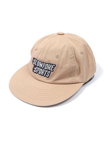 Flame Logo 6 Panel Cap - Beige - Slowpoke - Modalova