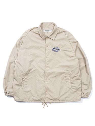 Pigment Nylon S Logo Coach Jacket - Slowpoke - Modalova