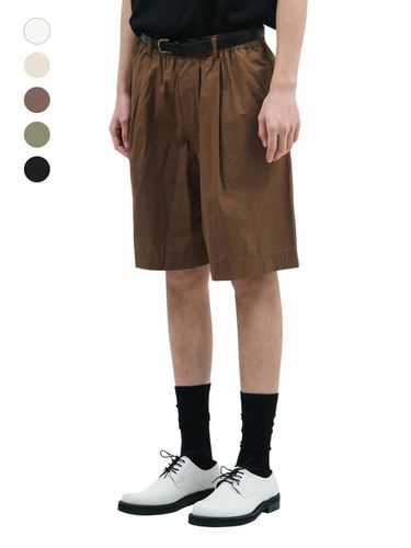 Wide Pin Tuck Shorts (5 Color) - BIG UNION - Modalova