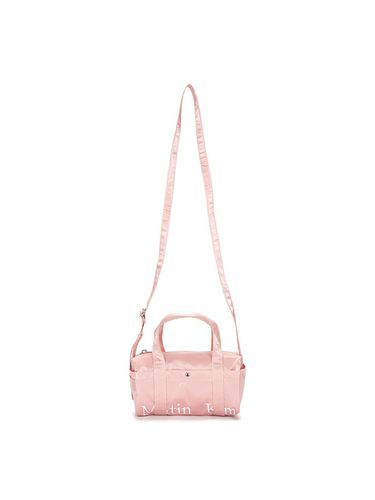 Glossy Logo Sporty Mini Duffel Bag_Light Pink - Matin Kim - Modalova