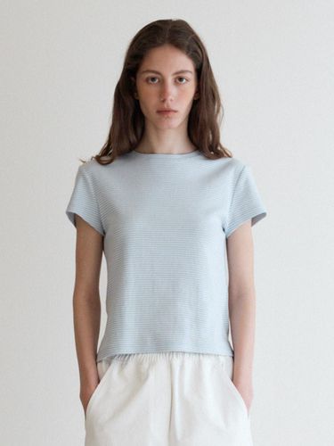 Basic Stripe T-Shirt_Light Blue - SPRING CROCUS - Modalova