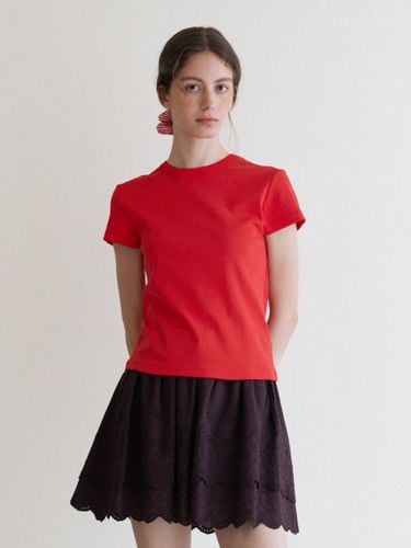 Basic T-Shirt_Red - SPRING CROCUS - Modalova