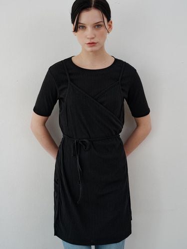 Comos 1101 Layered Dress Set_Black - ourcomos - Modalova