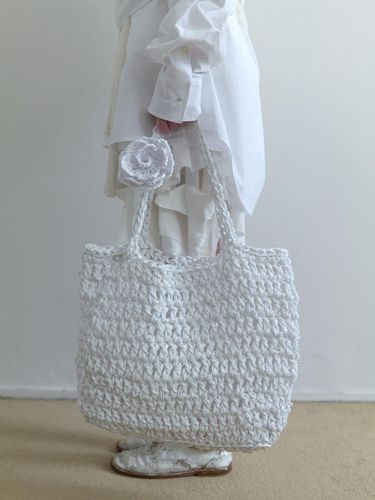 Handmade Plastic Bag_White - NOTHINGEVERYTHING - Modalova