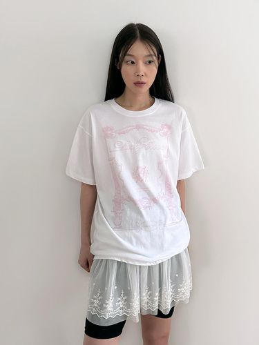 Lucky Clover Oversized Fit T-shirt - margarin fingers - Modalova