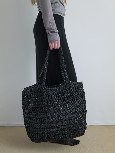 Handmade Plastic Bag_Black - NOTHINGEVERYTHING - Modalova