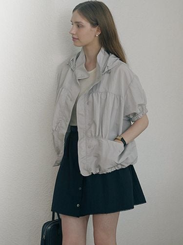 Pleated Nylon Jacket - Gray - KNOWN BETTER - Modalova