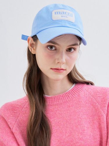 Y2K Logo Patch Ball Cap_Sky Blue - macni - Modalova